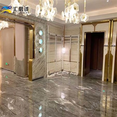 承接各类酒吧酒店公寓不锈钢装饰工程 钢板楼梯扶手包边条