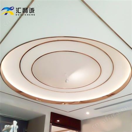 带圆弧包边不锈钢装饰线条 钛金金属踢脚线吊顶弧形条定制