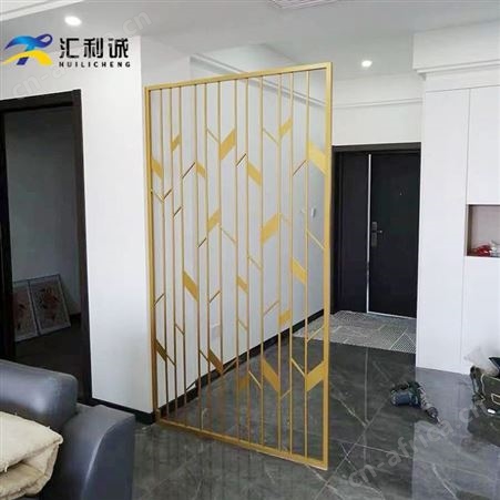 酒店不锈钢屏风高隔断 304镜面金属屏风生产厂家