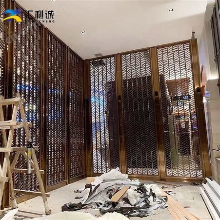 会所/KTV酒吧不锈钢金色装饰制品工程 异型金属非标定制