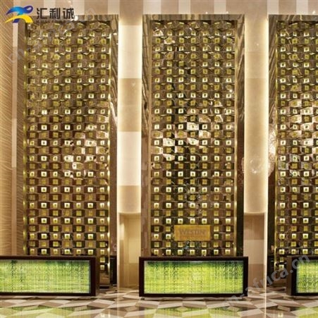 东莞不锈钢雕花镂空屏风定制 大型雕花酒店屏风隔断