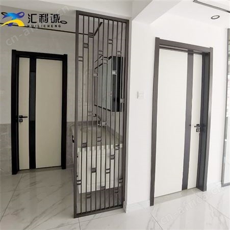 东莞黑钛黑色简约屏风 金属轻奢屏风质量保障