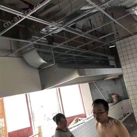永康通风管道安装加工电话 永康油烟管油烟罩安装净化器