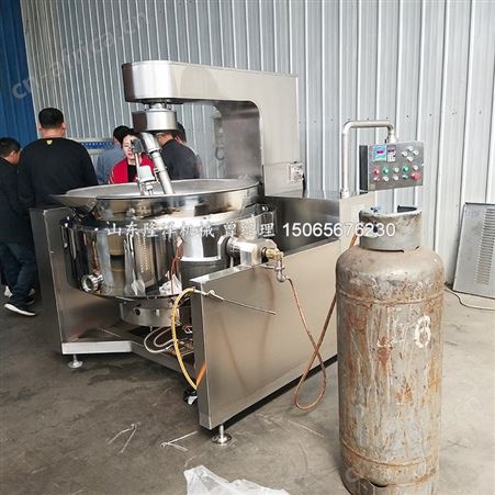 隆泽花生酥糖机器设备 牛轧糖炒锅 行星搅拌炒锅