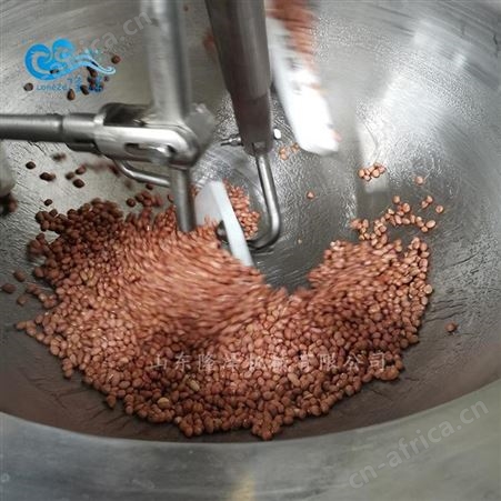 隆泽大型食品厂不粘锅油炸锅 炒核桃仁油炸一体机 椒盐花生规模油炸流水线