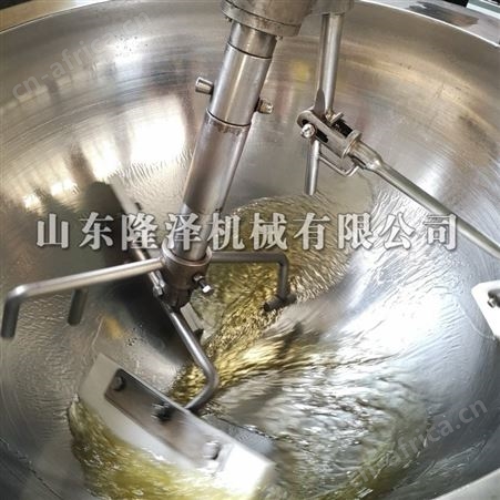 200L厨房鸡蛋馅炒锅 鸡蛋液搅拌炒锅-炒100斤鸡蛋用的炒制机器 全自动炒蛋锅