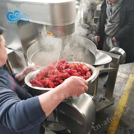 隆泽大型厨房商用炒菜机 燃气学校食堂炒菜锅 工地餐厅用自动化炒菜机