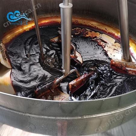 炒糖色的锅 熬焦糖色的机器设备 全自动炒糖化糖锅 隆泽炒锅