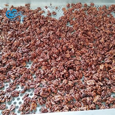 隆泽智能控温松子油炸锅 带搅拌黄豆油坚果油炸线 核桃仁升级油水分离油炸线