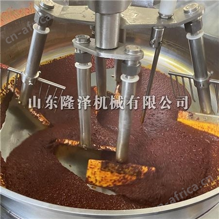 麻辣烫调味料代加工炒制设备-小龙虾酱料烧烤料炒锅-火锅底料炒锅