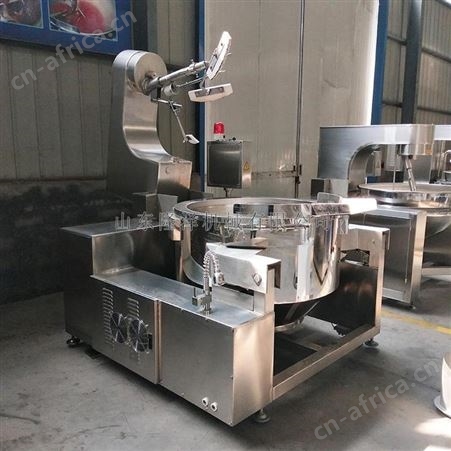 隆泽大型食品厂不粘锅油炸锅 炒核桃仁油炸一体机 椒盐花生规模油炸流水线