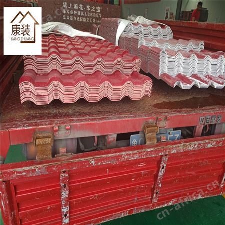 加厚屋顶树脂瓦片 别墅建筑用加厚仿古塑料瓦 合成树脂瓦厂家库存支持定制