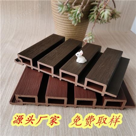 户外功能材料共挤塑木长城板墙面 别墅外墙木纹装饰防腐木质护墙板