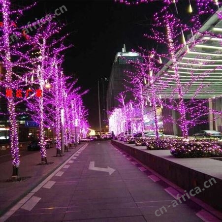 北京利达商贸制酒吧街商场酒店灯光节造型户外美陈灯饰画可开专票