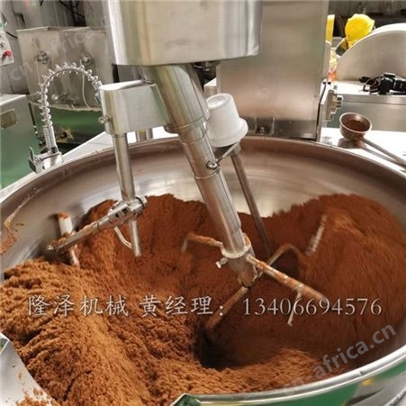 大型全自动电磁加热花生糖翻炒锅 不沾底雪花酥熬制设备 工业牛轧糖行星炒锅