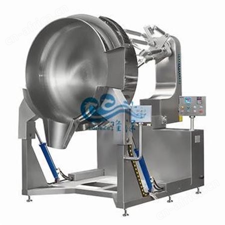 诸城隆泽工厂厨房用电磁加热大型食堂炒菜机 仿人工翻炒技术 翻炒更均匀