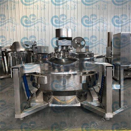 诸城隆泽工厂厨房用电磁加热大型食堂炒菜机 仿人工翻炒技术 翻炒更均匀