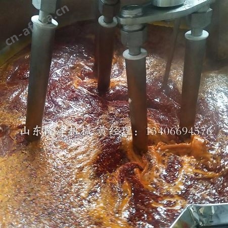 火锅菌汤料搅拌炒锅 隆泽清油酱料炒料机 诸城火锅料炒锅加工设备