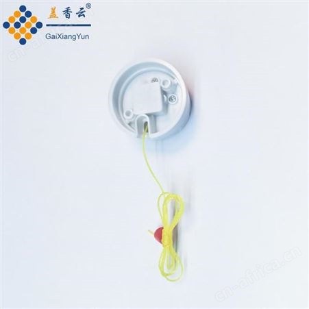 盖香云乳白料拉线开关工程用配件拉绳开关