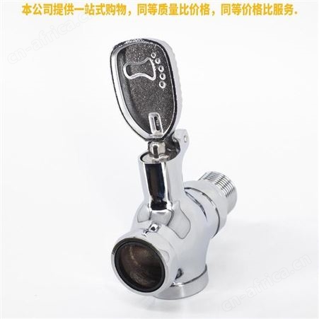 盖香云脚踏式蹲便器冲洗阀卧式冲水阀卫生间延时阀铜小九牧脚踏