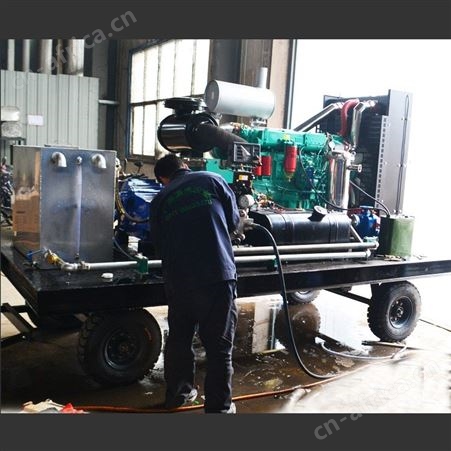 广源供应污水管道清洗机 市政大流量高压清洗机 优质高压清洗设备 高压清洗泵厂家