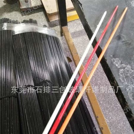 高弹性环保纤维棒 玻纤棒 农业支撑杆规格齐全颜色可订制