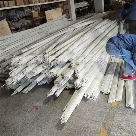 厂家专业生产直销5mm 6mm玻璃纤维农业纤维棒 农业拱棚支架立柱