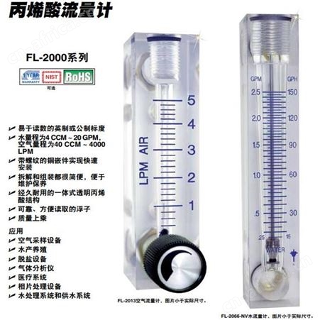 Omega/欧米茄 FL-2039丙烯酸流量计