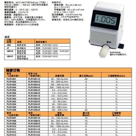 Omega/欧米茄 FLR1000系列涡轮流量计