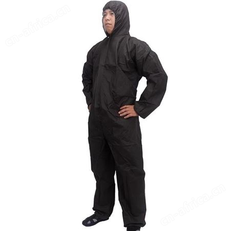 厂家批发一次性无纺布SMS灰色加厚工作服喷漆服防尘连体服