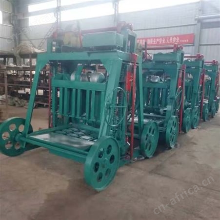 建筑水泥垫块砖成型机 水泥空心砖制砖机 移动路面面包砖机