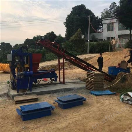 新型粉煤灰制砖机 全自动液压水泥砖设备 4-15砌块成型机