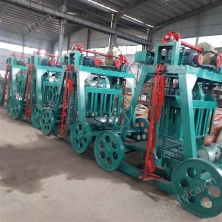 建筑水泥垫块砖成型机 水泥空心砖制砖机 移动路面面包砖机