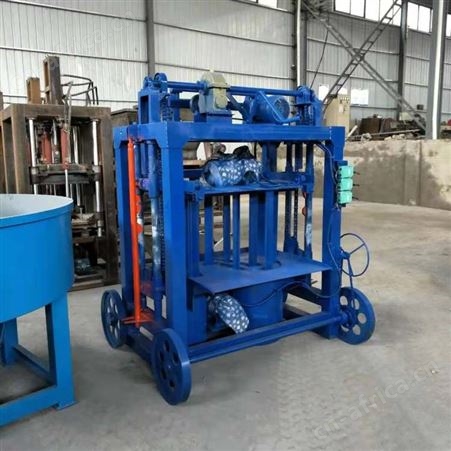 U型T型槽水渠砖水槽砖成型机械 免托板移动水渠砖制砖机