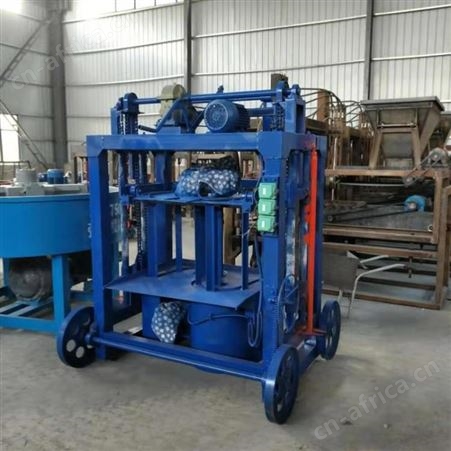 建筑水泥垫块砖成型机 水泥空心砖制砖机 移动路面面包砖机