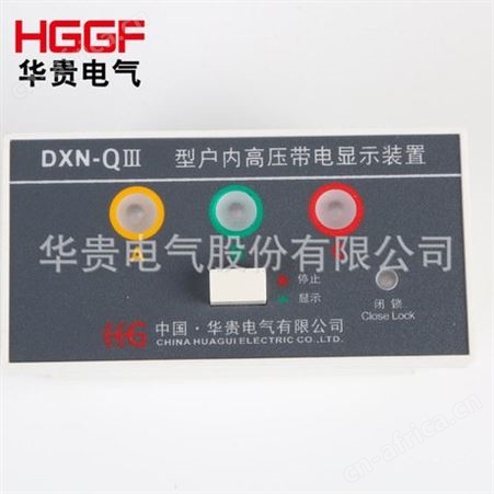 带电显示器，DXN-QIII型户内高压带电显示装置，强制闭锁型开孔92*45，华贵电气