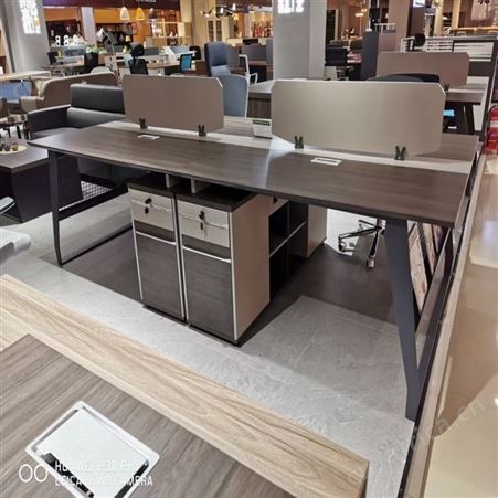 钢架工位组合 长条桌 办公屏风组合 旭峰家具 现货供应
