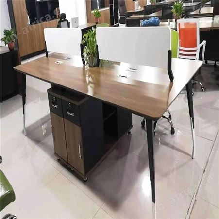 屏风电脑桌厂家 简约职员办公桌组合 天津旭峰家具 现货供应 
