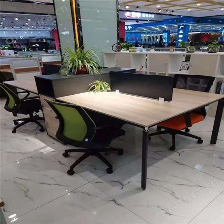 定制屏风工位组合 职员工位组合桌椅 旭峰家具 现货供应上门定制