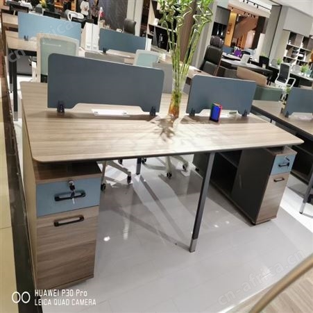 简约钢架工位桌 员工职员电脑桌 办公桌 旭峰家具 现货供应