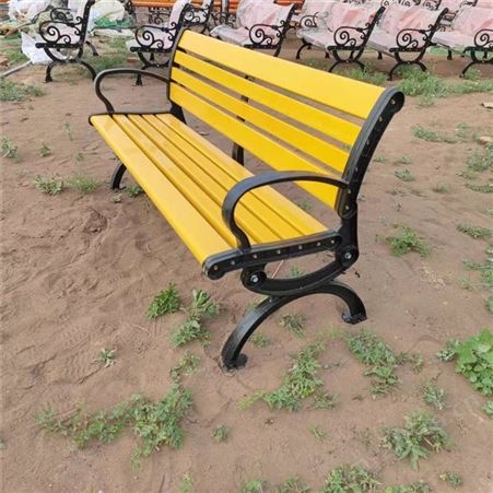 户外休闲座椅 旭峰家具 塑木公共座椅 休闲椅生产厂家
