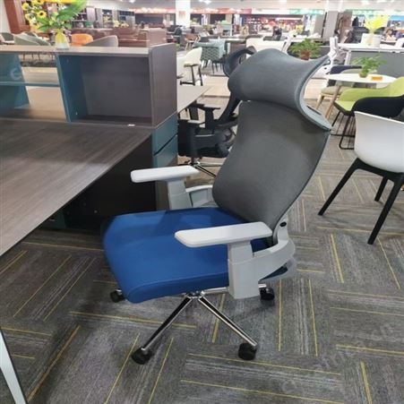 简约时尚办公椅 旭峰家具 员工职员椅 人体工学转椅 