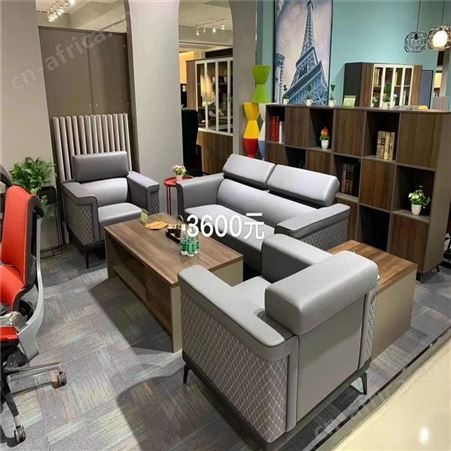简约时尚休闲钢架沙发组合 办公家具 旭峰家具 现货供应