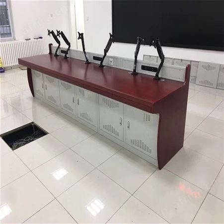 视频监控操作台 监控指挥中心办公桌控制台 定制调度台