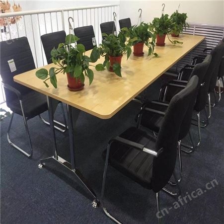 天津办公家具 钢架简约会议桌 定制板式会议桌 培训桌 旭峰家具
