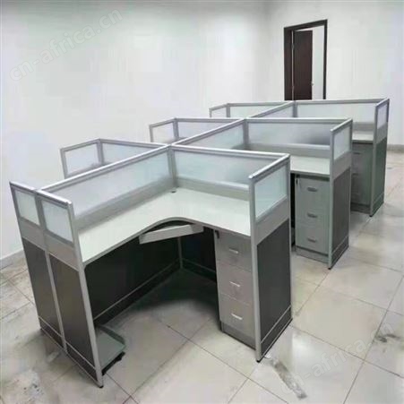 定制板式双人工位桌组合 多人六人位四人位工位组合 旭峰家具 现货供应