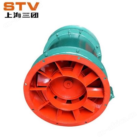 防爆排风机 (FBY)YBT-2.2KW矿用隔爆轴流式局部通风机YBT32-2/380V三团