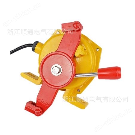 顺通 HFKLT2-II双向拉绳开关手动复位皮带输送机拉线安全急停皮带机开关KLT2