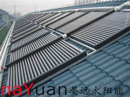 斜屋面非字型太阳能工程