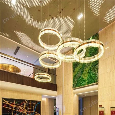 星级酒店灯饰KTV会所宴会厅装饰灯具大堂样板房吊灯定制双庆灯饰